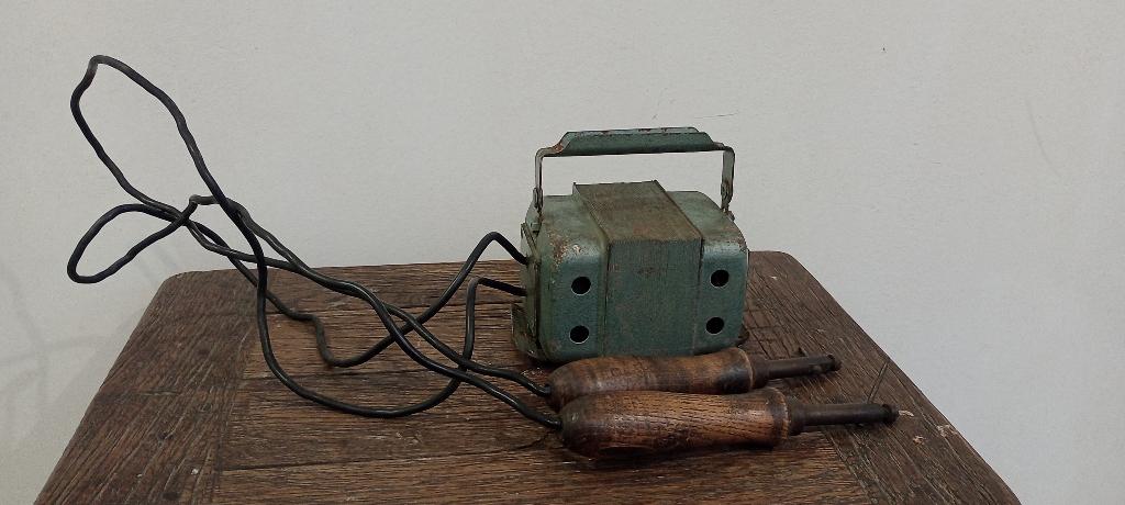 Jobject - Voormalige transformator voor houtpyrografie, Antiek en Kunst, Antiek | Gereedschap en Instrumenten, Ophalen of Verzenden