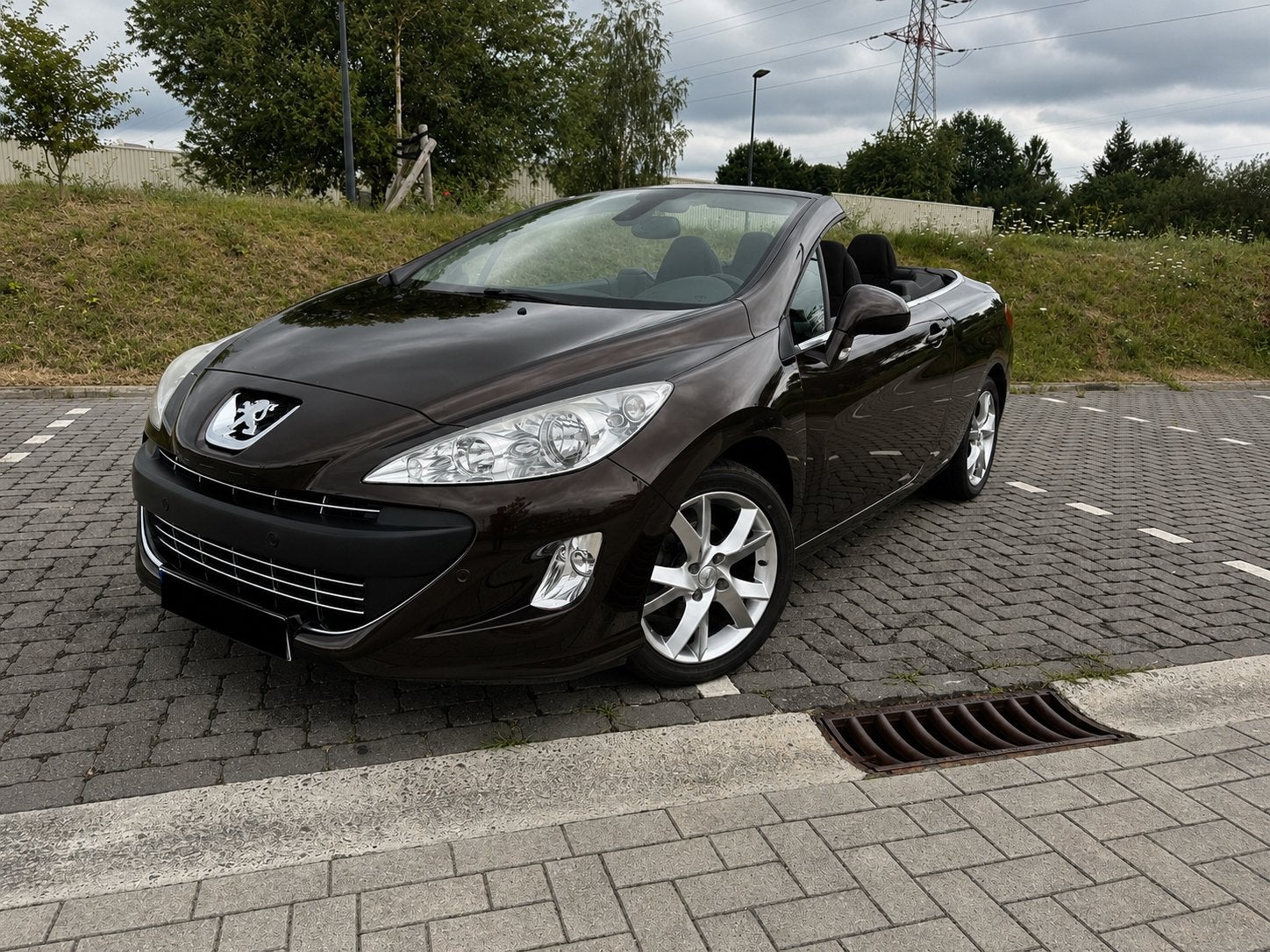 Peugeot 308 CC 1.6 Benzine – Cabriolet –Slechts 129.000 km, Autos, Entreprise, Cabriolet, Noir, 1595 cm³