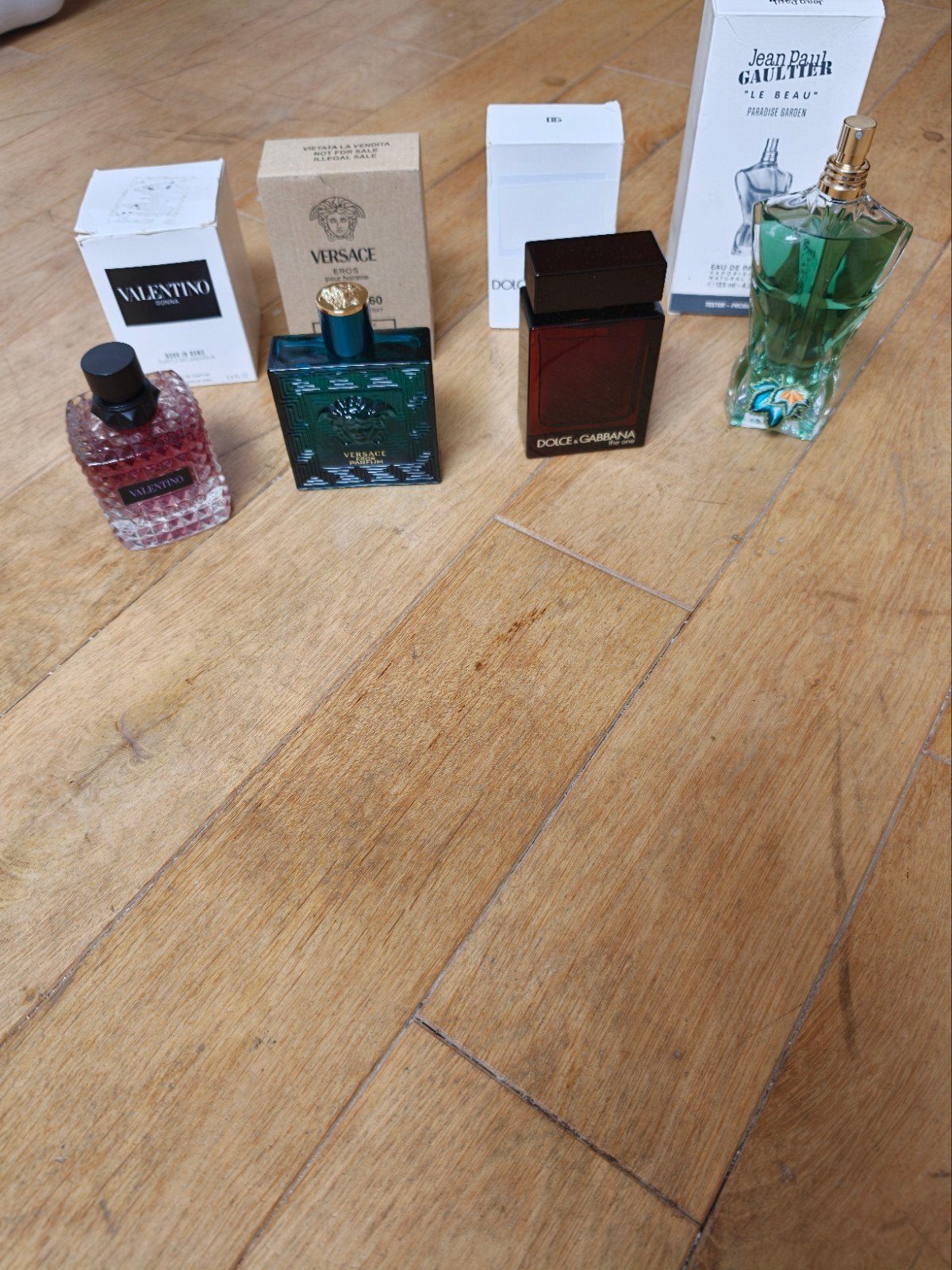 Parfum 100 ml Versace Eros. Dolce Gabbana the one. Jean Paul, Ophalen of Verzenden, Nieuw