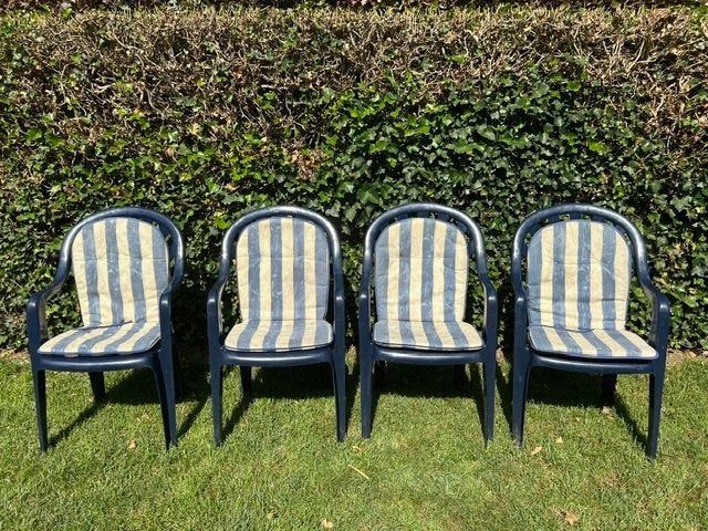 tuinstoelen, Tuin en Terras, Ophalen, Gebruikt, Stapelbaar