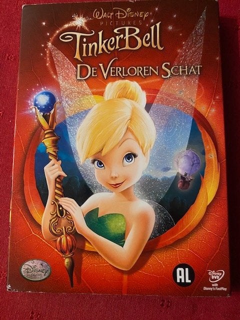 TinkerBell De verloren Schat  DVD van Walt Disney Nieuwstaat, Enlèvement ou Envoi, Dessin animé, Tous les âges, Néerlandais