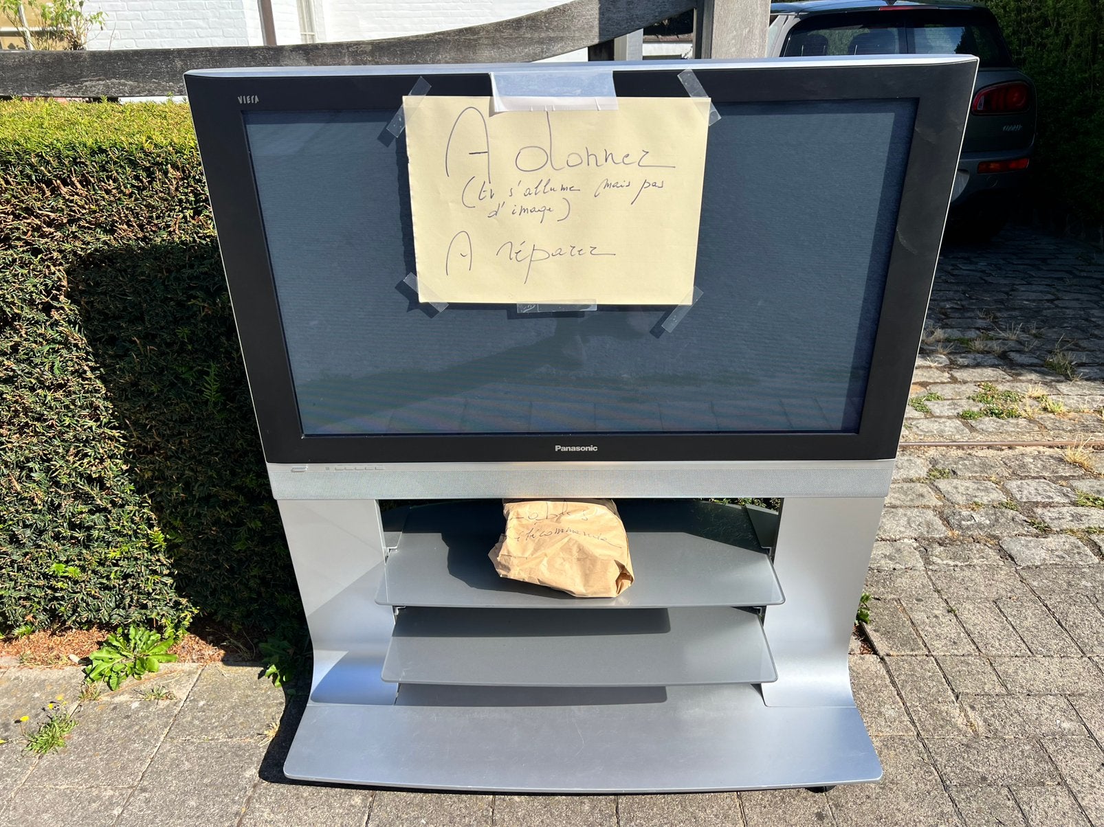 Tv Panasonic viera A donner, Audio, Tv en Foto, Overige Audio, Tv en Foto, Ophalen, Niet werkend