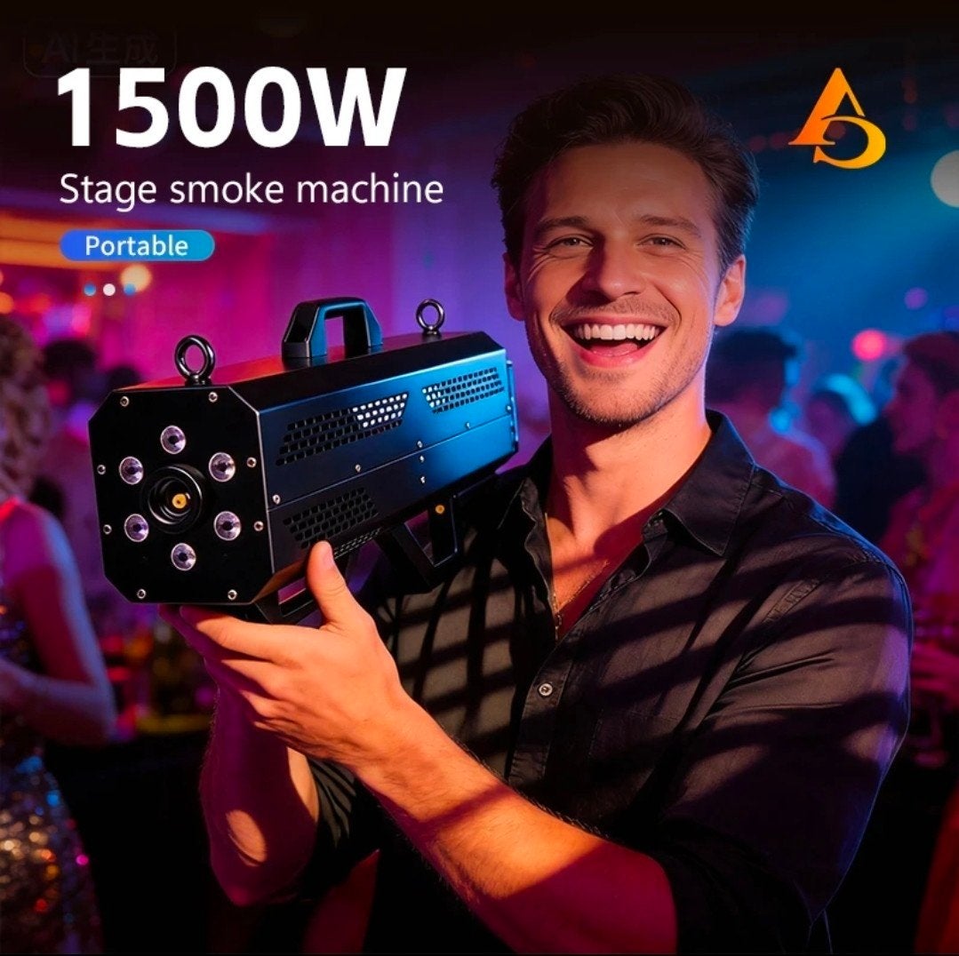 Rookmachine GUN 1500 watt, Ophalen, Rookmachine, Kleur