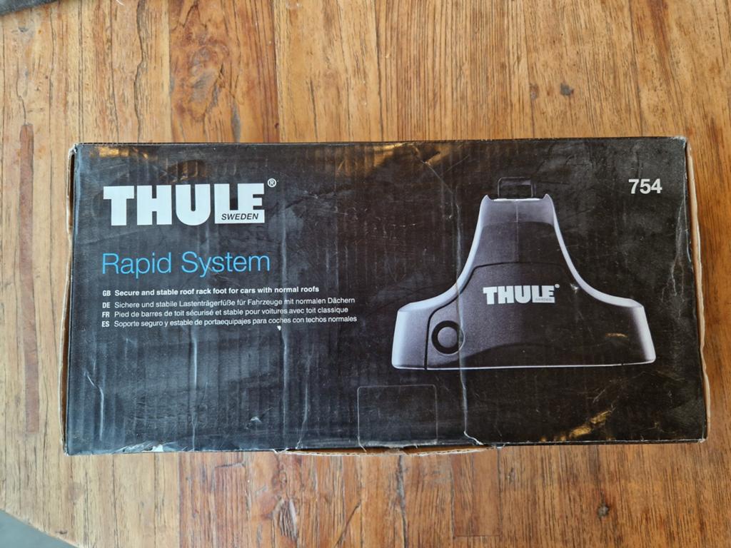 Thule rapid System 754 - dakdrager +adapters, Ophalen