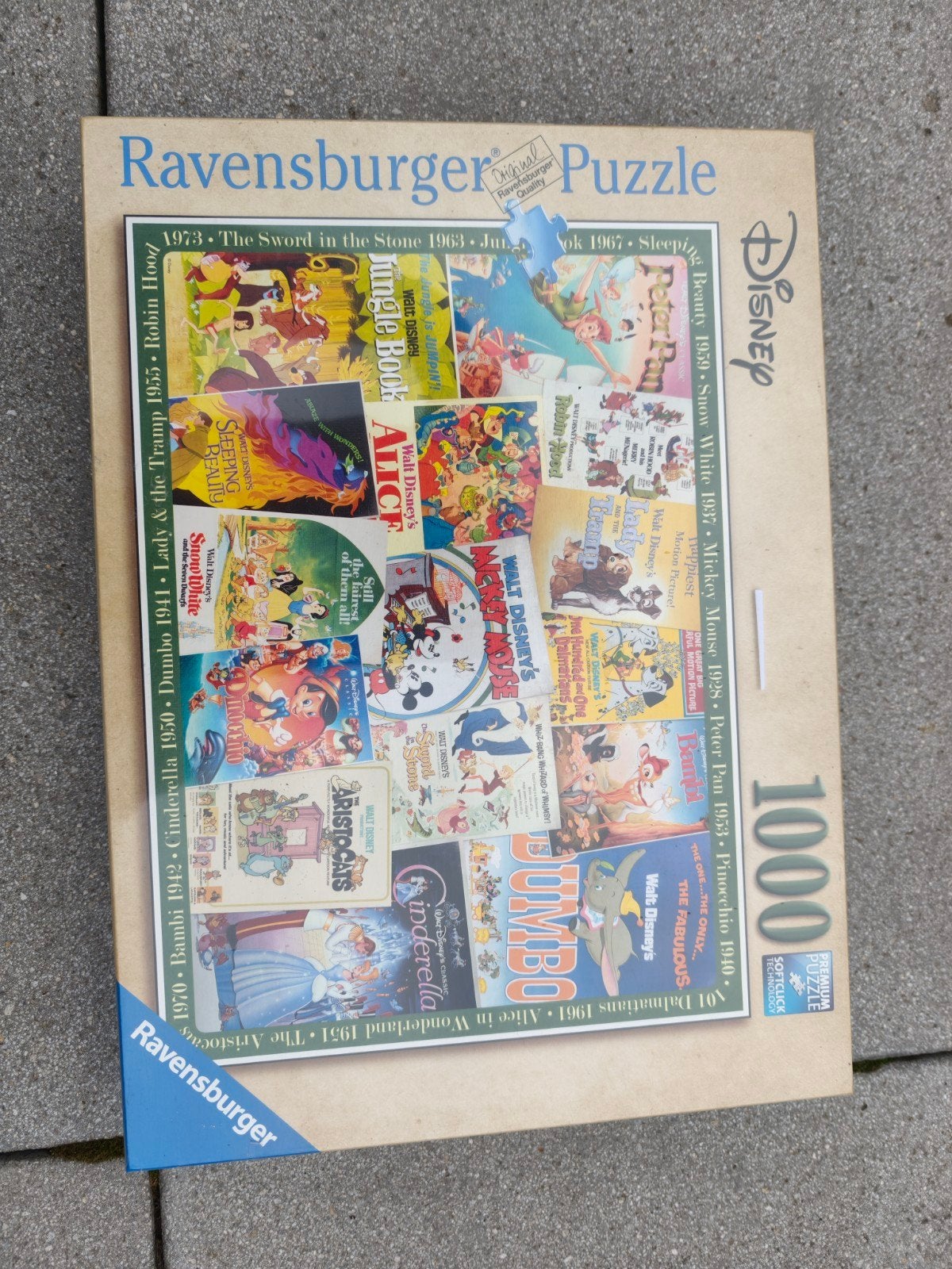 Puzzel disney 1000 stukjes, Hobby en Vrije tijd, Ophalen, 500 t/m 1500 stukjes, Nieuw, Legpuzzel