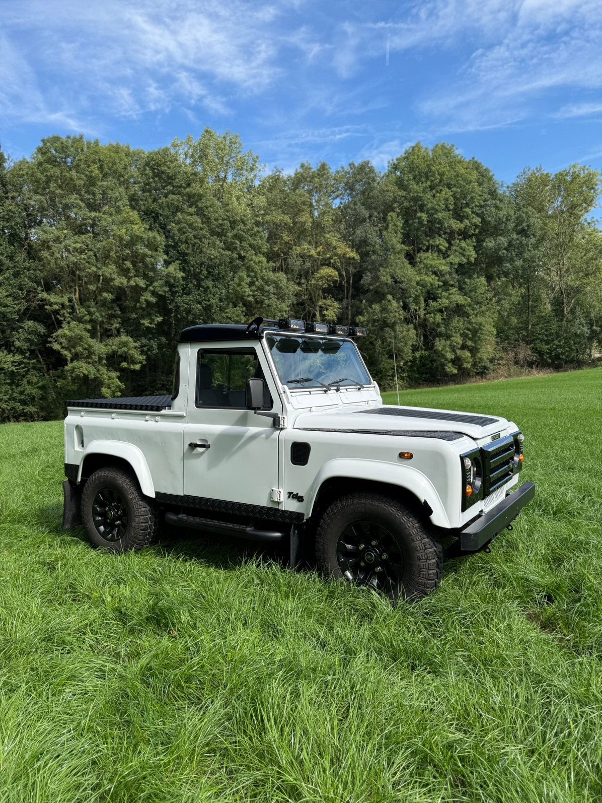 LAND ROVER DEFENDER 90 TD5 bj 2006 km217000, Auto's, Mistlampen, Leder, Handgeschakeld, Vierwielaandrijving