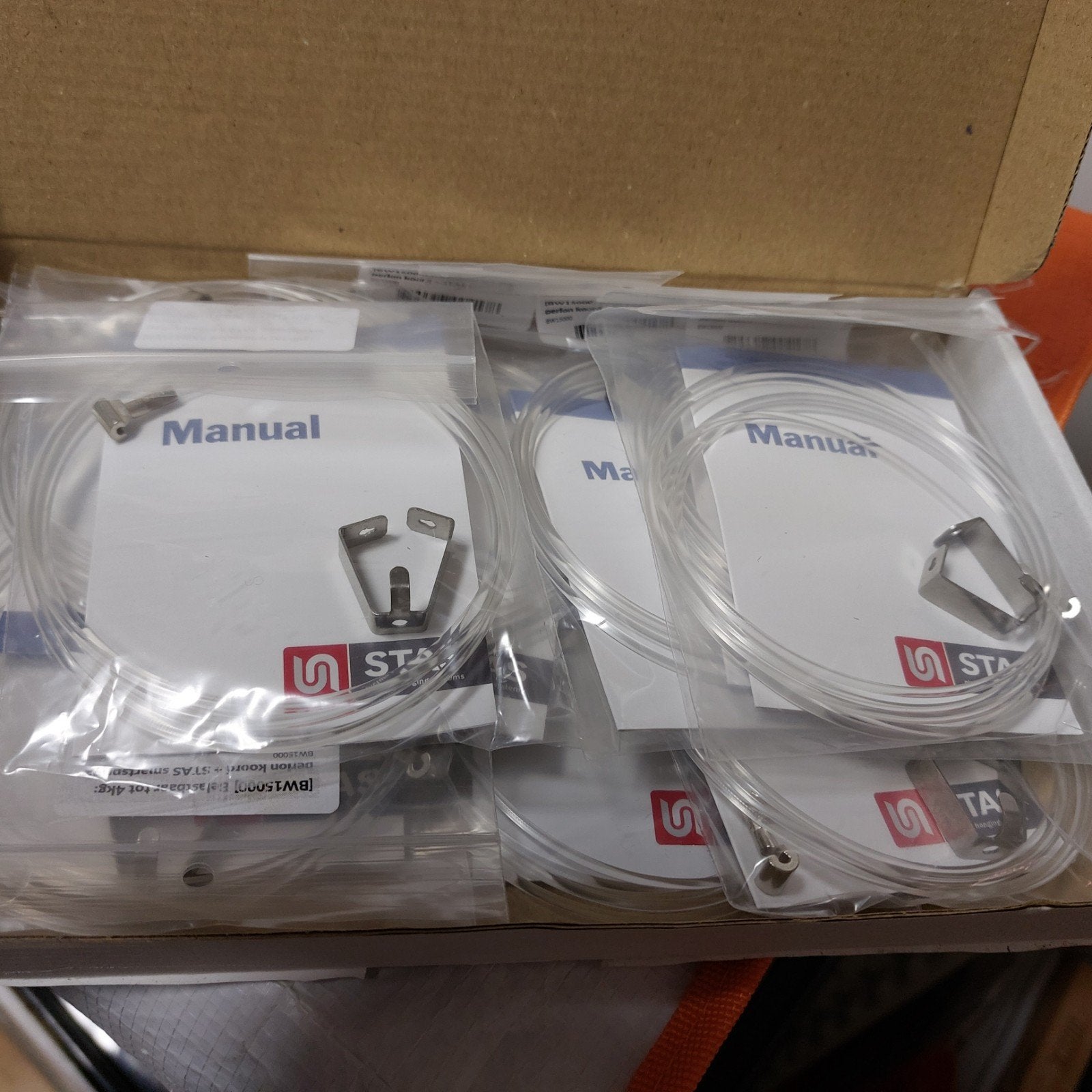 10 kits de suspension STAS avec cordons en perlon, Enlèvement