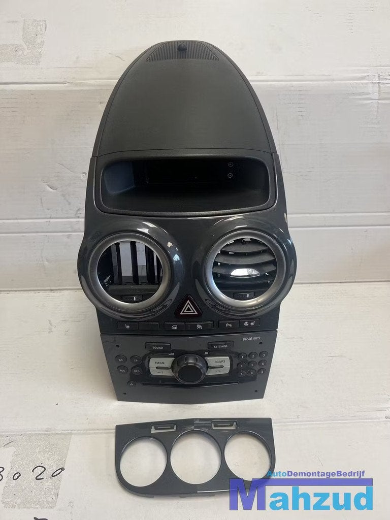 OPEL CORSA D Donker grijs middenconsole radio display 2005-2, Auto-onderdelen, Gebruikt, Opel Automobile GmbH, Kontakt@opel-infoservice.de