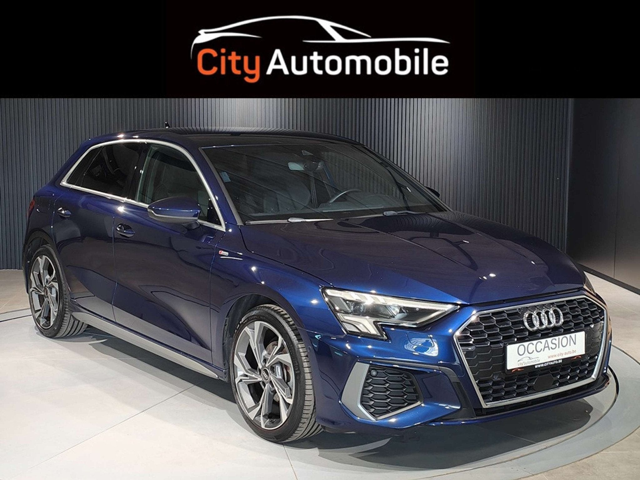 Audi A3 A3 SPORTBACK 35 TFSI S-LINE CARPLAY GPS BLUETOOTH, Cuir, Achat, Boîte manuelle, Noir