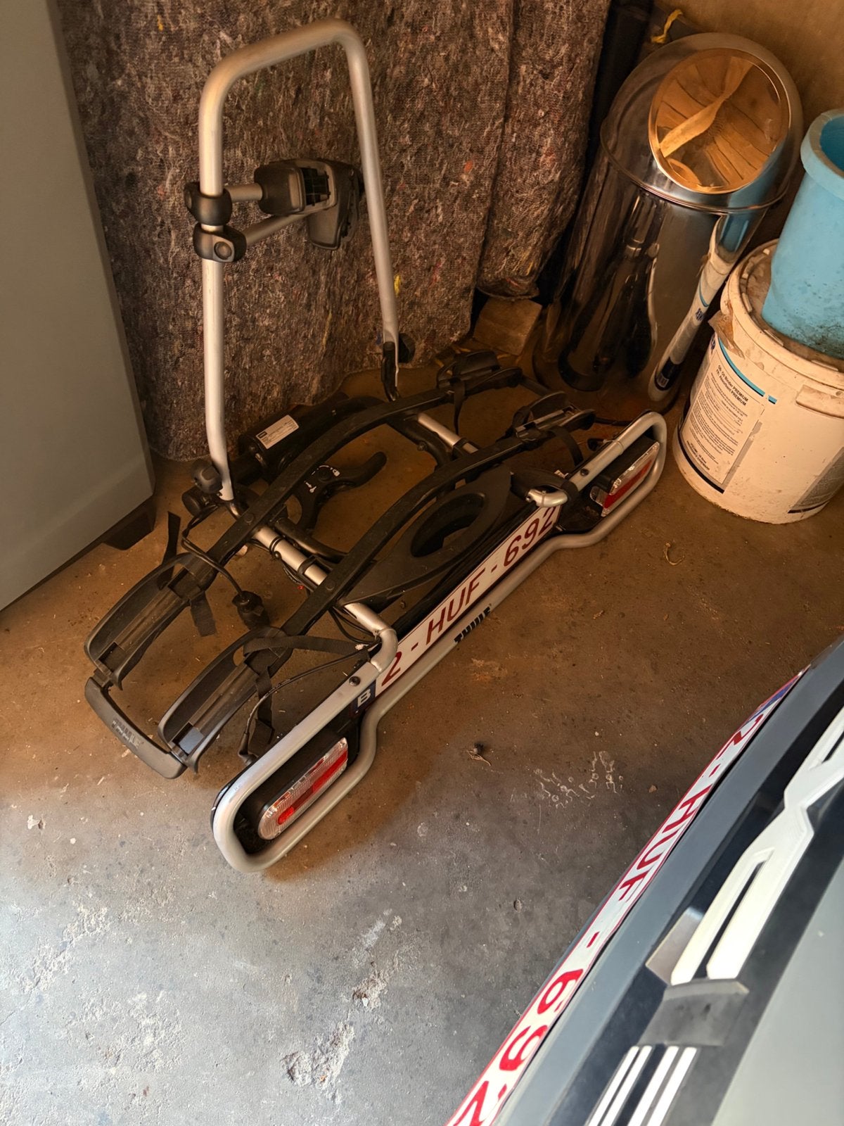 Thule port velos, pour 2 velos, Autos : Divers, Porte-vélos, Enlèvement, 2 vélos, Comme neuf