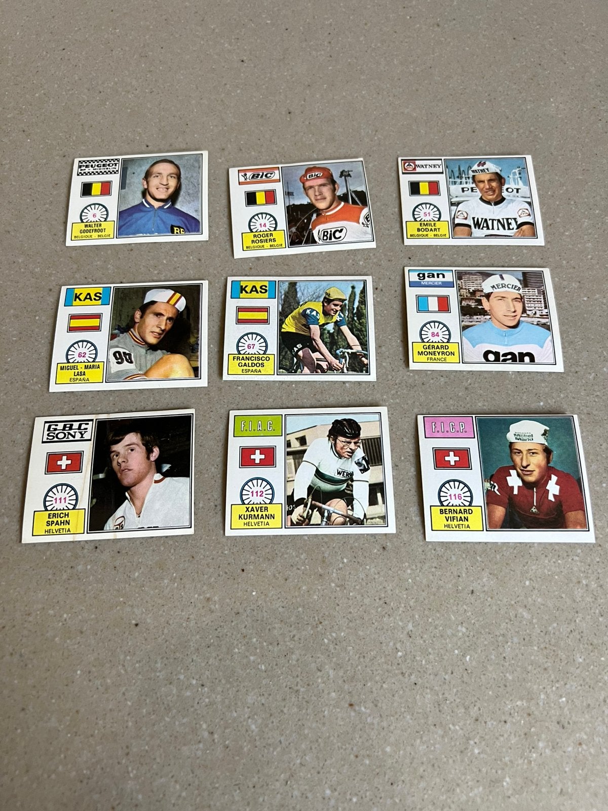 Panini Sprint 72, Verzenden, Zo goed als nieuw, Meerdere stickers