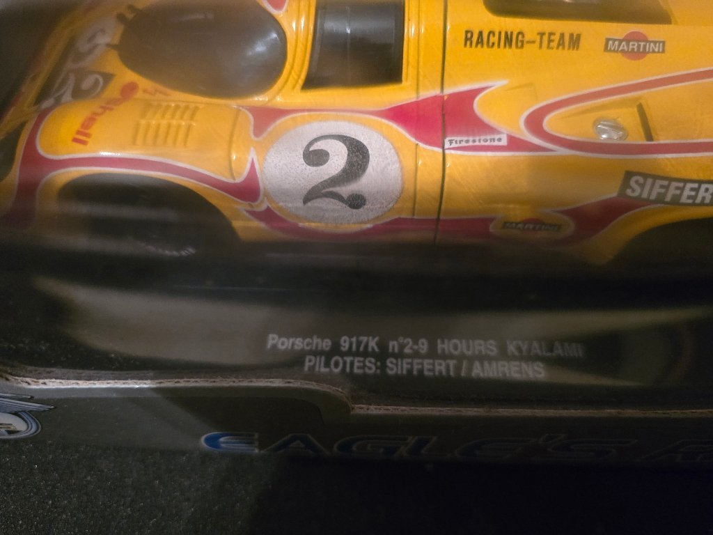 EAGLES RACE 1/18 - PORSCHE 917K 9H KYALAMI -, Enlèvement, Comme neuf, Voiture, Autres marques