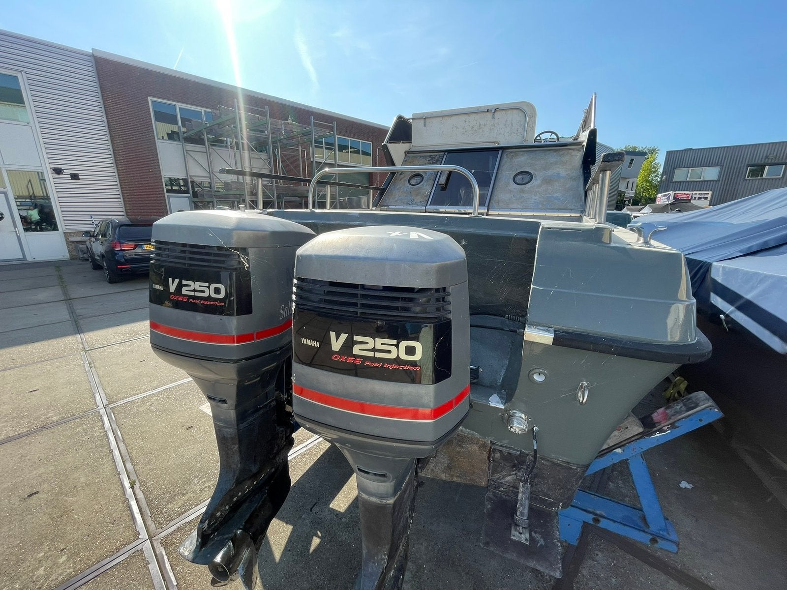 SET YAMAHA 250 ox66 INJECTIE Autolube 250pk, Watersport en Boten, Buiten- en Binnenboordmotoren, Ophalen, Zo goed als nieuw