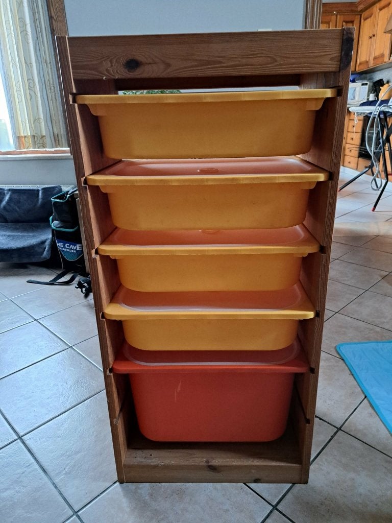 IKEA Trofast kast met opbergladebakken, Enlèvement, Utilisé, Éléments séparés, IKEA