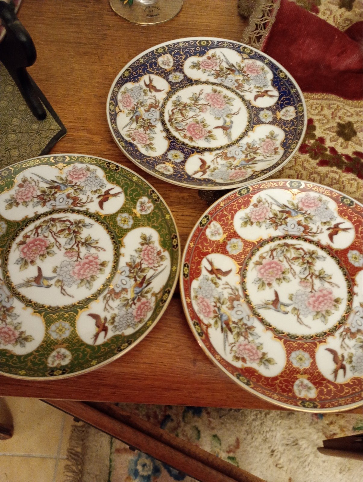 Japanse sierbordjes '70 Imari porselein., Ophalen