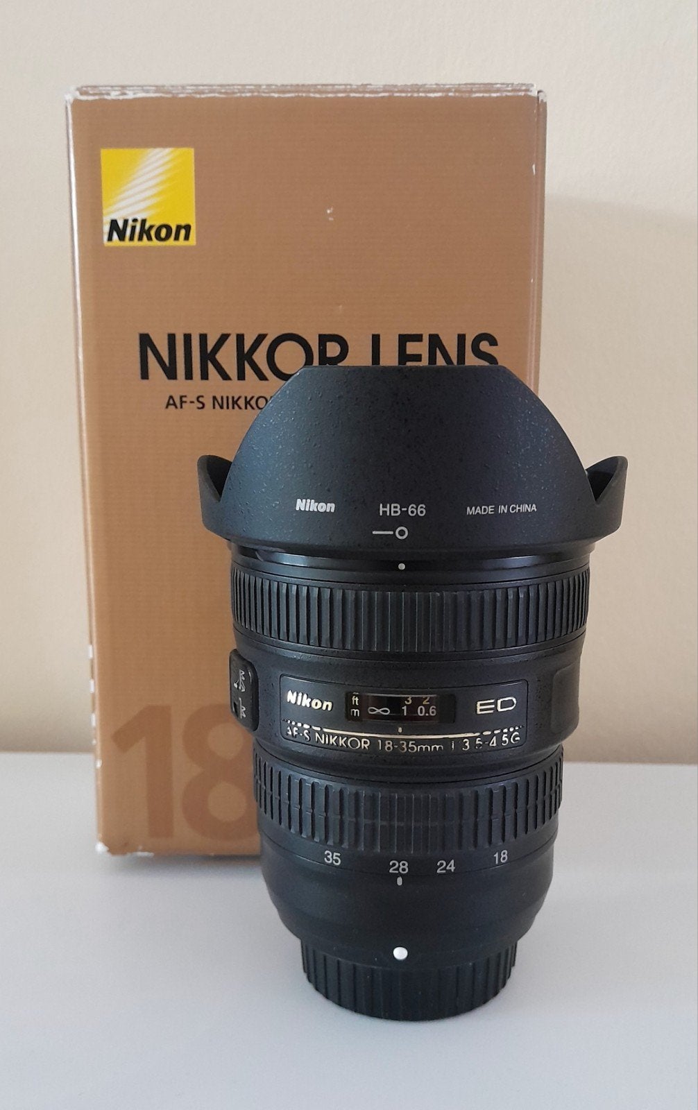 nikon afs 18-35 f3.5-4.5 g ed, Enlèvement, Utilisé, Zoom