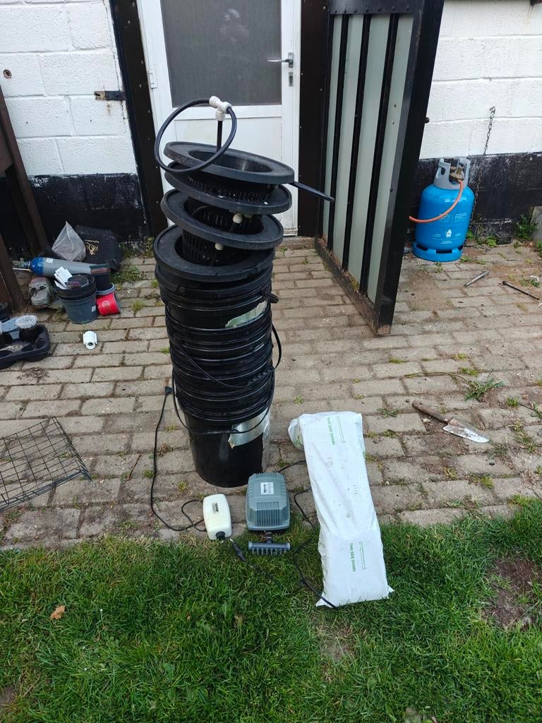 Hydro setup 5 emmers, Ophalen