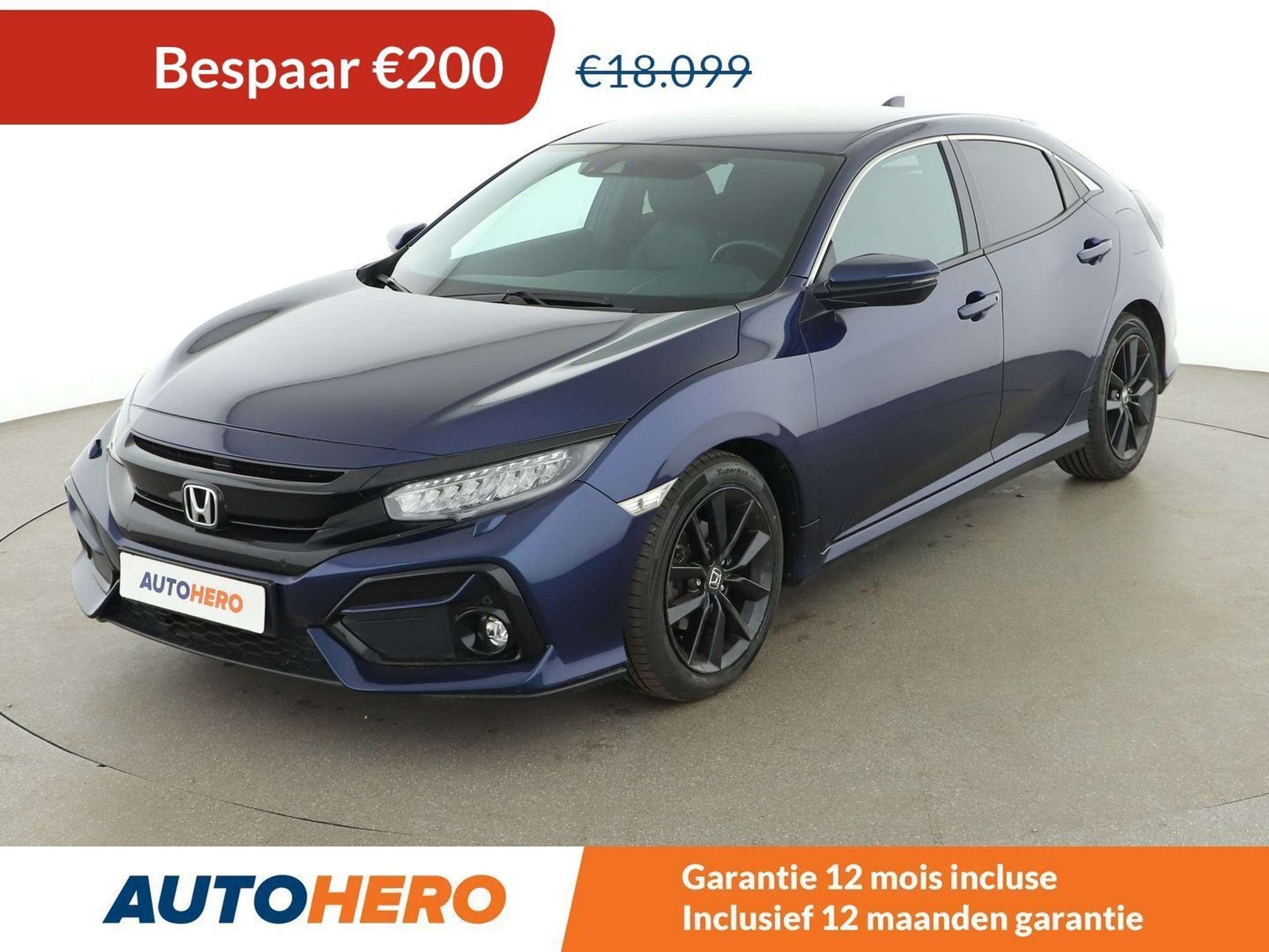 Honda Civic 1.0 VTEC Elegance (bj 2020, automaat), Auto's, Honda, Gebruikt, https://public.car-pass.be/vhr/096184ec-6b4d-4665-b152-c6543999eae6
