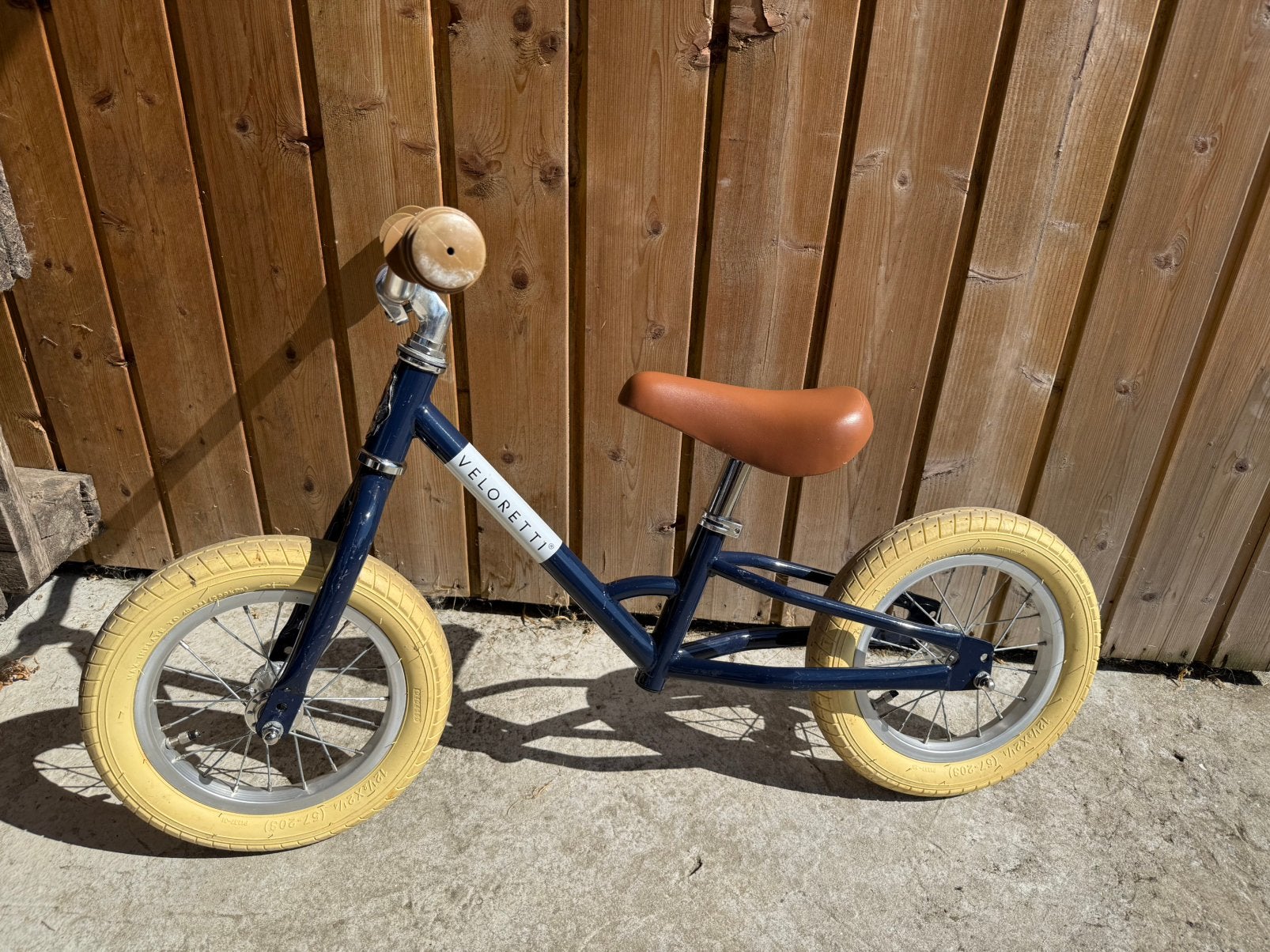 Veloretti mini loopfiets donkerblauw, Ophalen, Gebruikt, Minder dan 16 inch