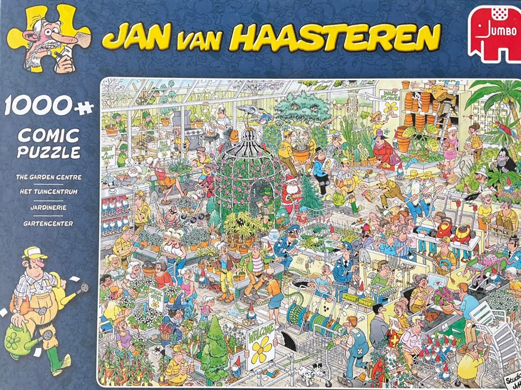 Jan Van Haasteren - Jardinerie - 1000 stuks, Enlèvement, 500 à 1500 pièces, Comme neuf, Puzzle