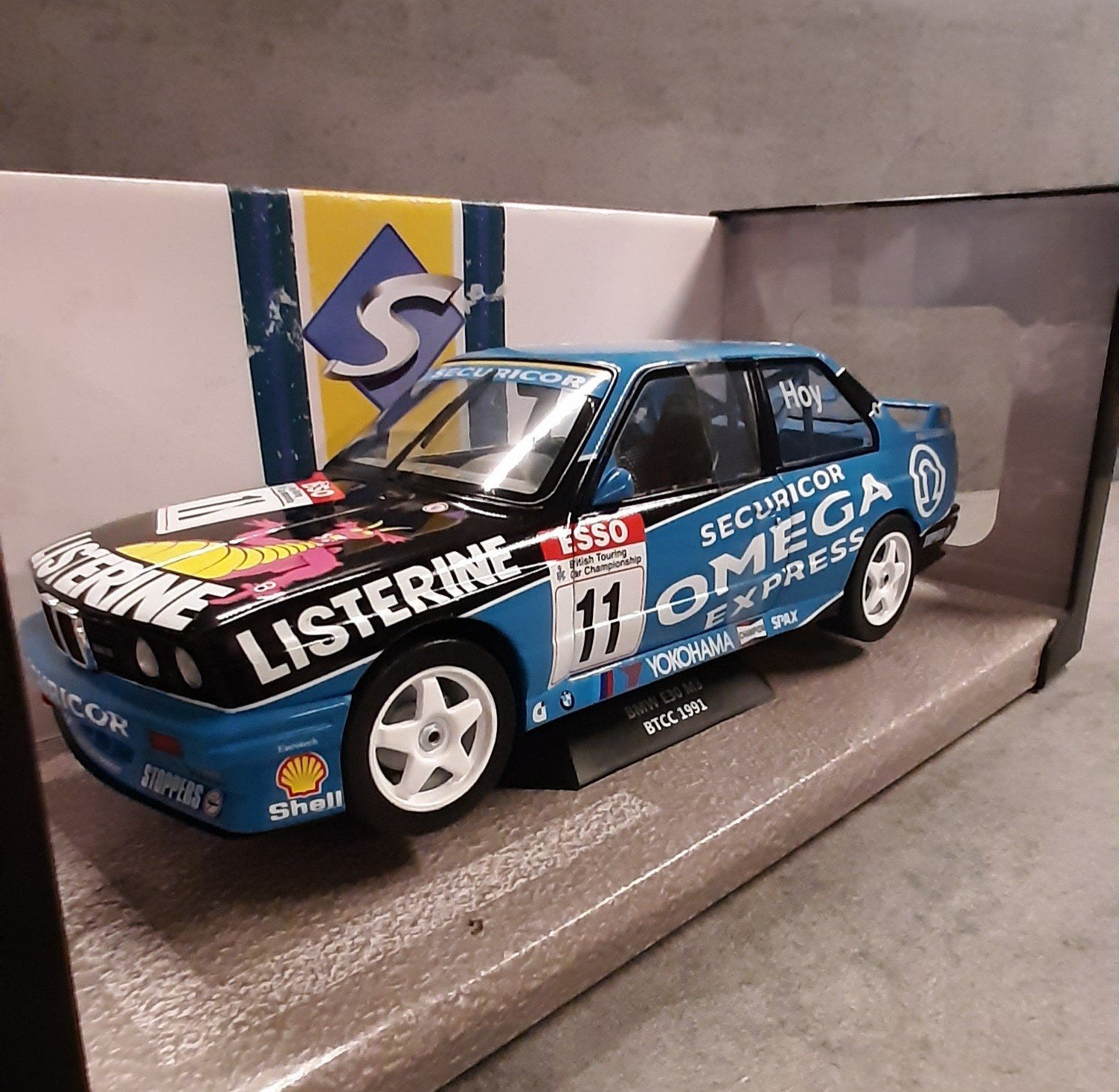 1:18/BMW E30/M3/BTCC 1991/NIEUW, Hobby & Loisirs créatifs, Enlèvement ou Envoi, Neuf, Voiture, Solido