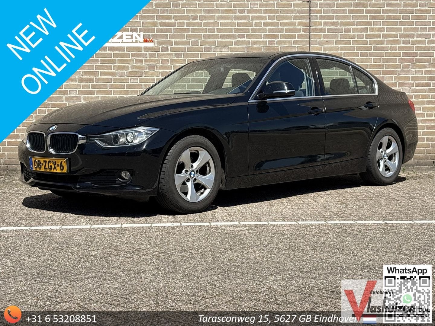 BMW 320 3-serie 320d EfficientDynamics Upgrade Edition | Cli, Auto's, BMW, Zwart, 109 g/km, Zwart, Bedrijf