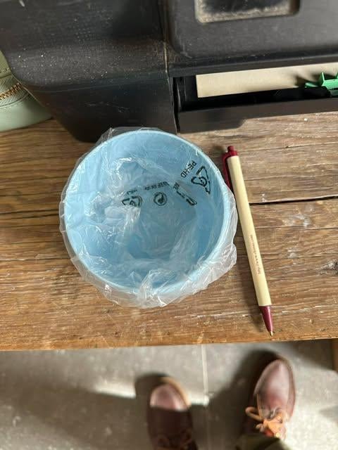 Tupperware potje, Tupperware, Blauw, Nieuw, Ophalen of Verzenden