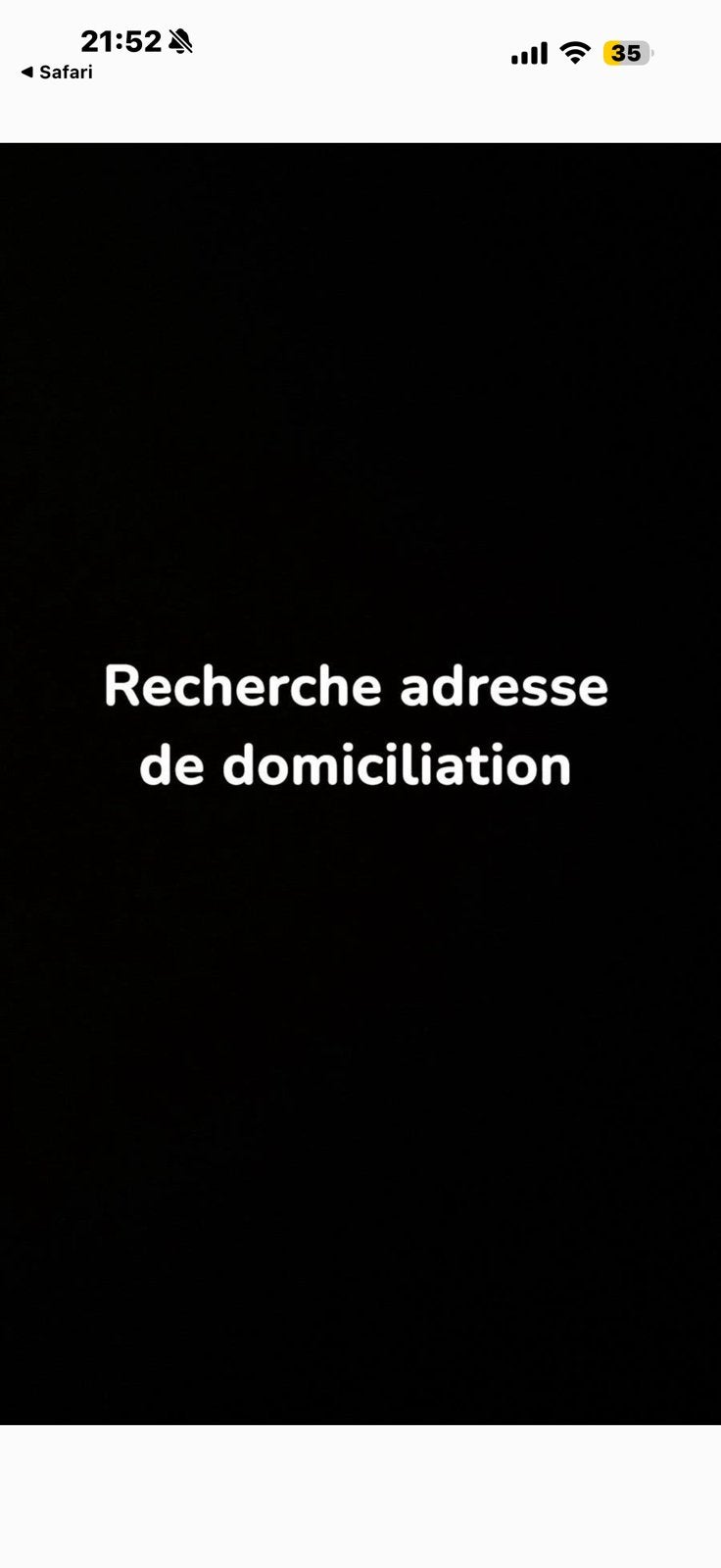 Cherche adresse avec domiciliation je paye l année, Immo, Chambre recherche