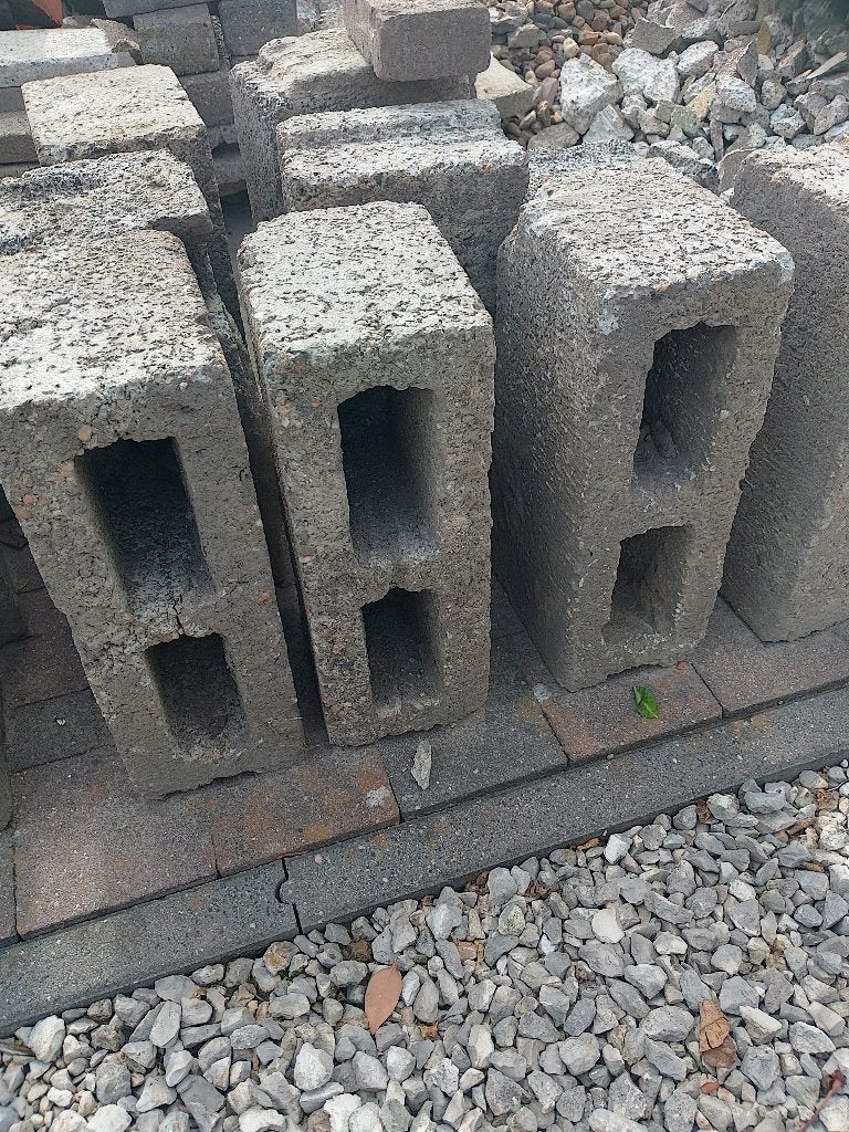 betonblokken, Doe-het-zelf en Bouw, Ophalen, Gebruikt, Beton