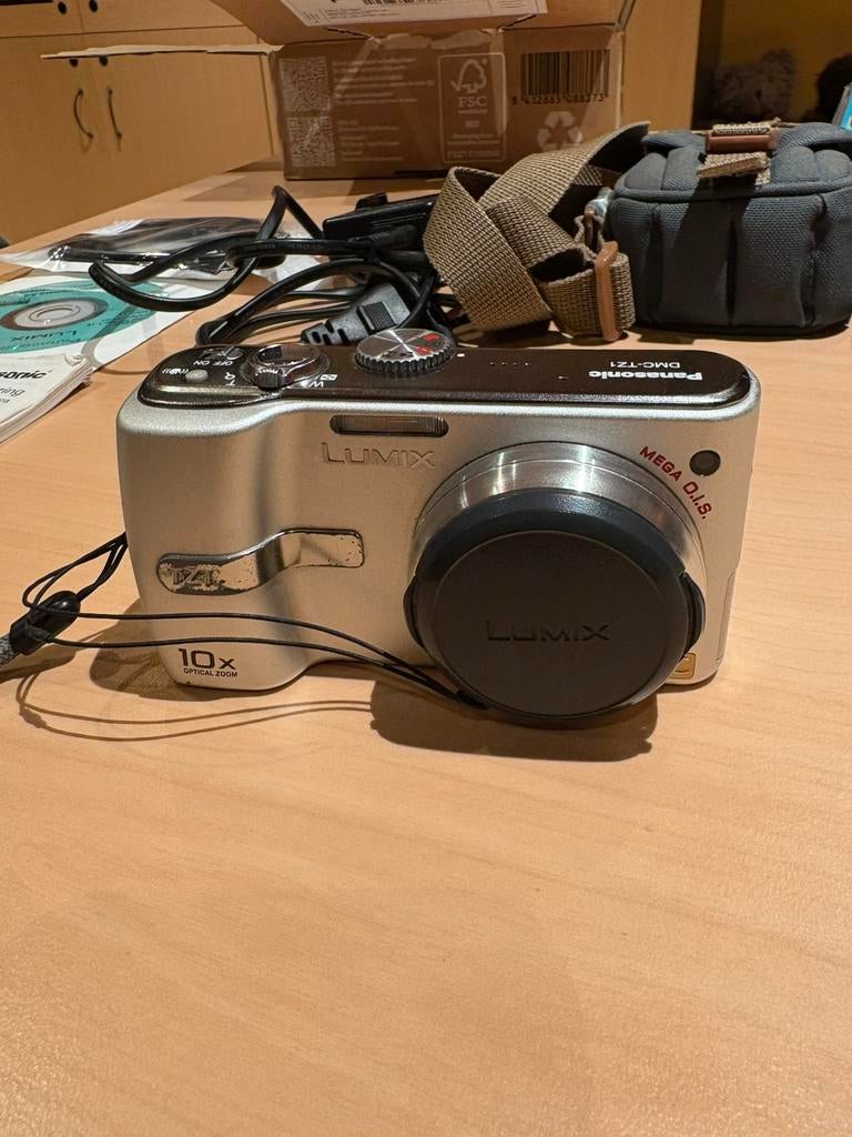 Lumix Panasonic DMC-TZ1, Gebruikt, Ophalen of Verzenden, 5 Megapixel, Overige Merken