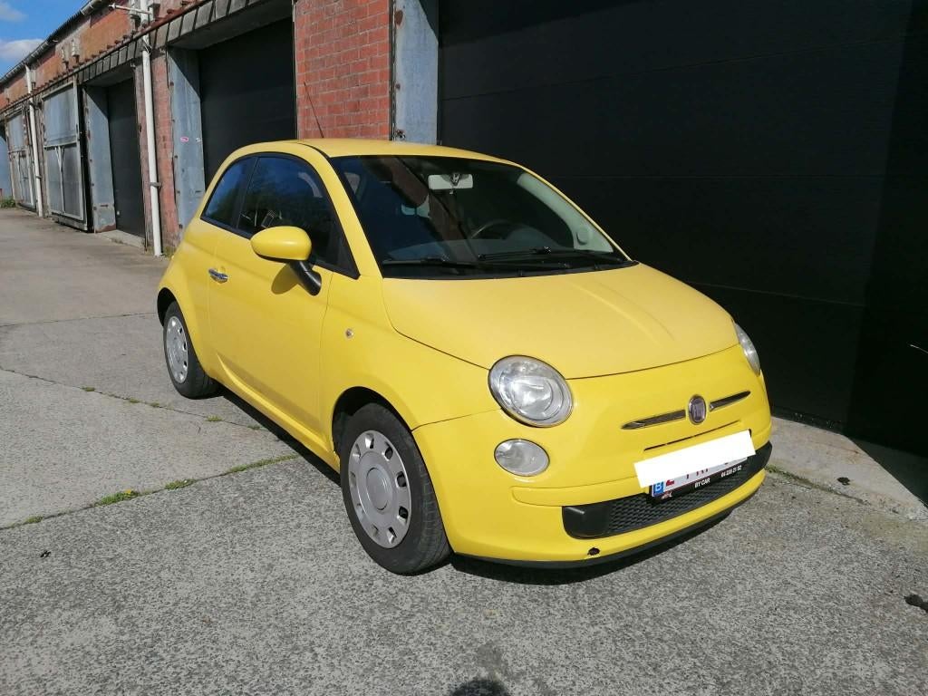 Fiat 500 (Geel) - 2012 - 172.782 km - Automatisch schakelen, Auto's, Fiat, Automaat, Euro 5, 1242 cc, Geel