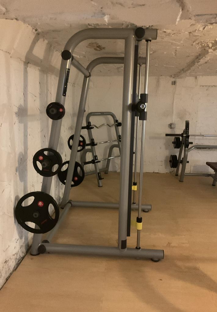 Technogym power rack, Sport en Fitness, Fitnessmaterialen, Ophalen, Zo goed als nieuw, Benen