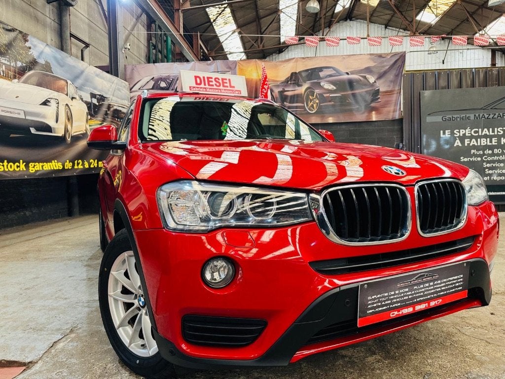 BMW X3 X-Drive 2.0 Cuir GPS Airco Att remorque, Achat, Entreprise, Boîte manuelle, Entretenue par le concessionnaire