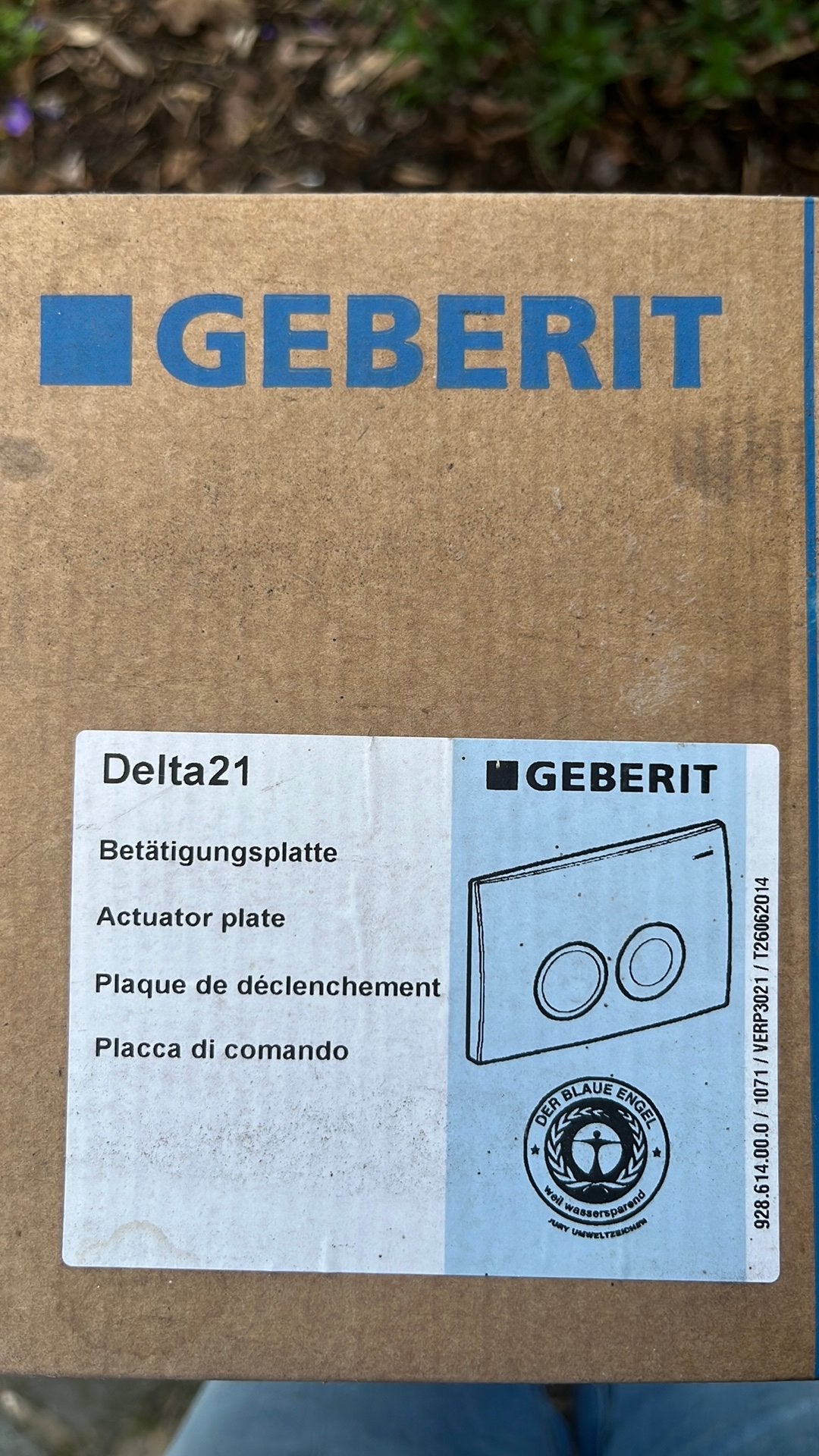 NIEUW Geberit bedieningsplaat, Bricolage & Construction, Sanitaire, Enlèvement, Neuf, Toilettes