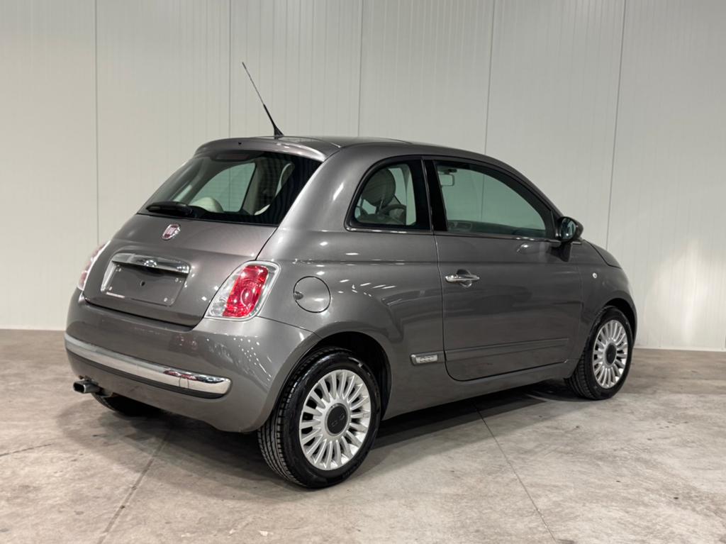 Fiat 500 - 135.000 km - 2012 - benzine - carpass - GARANTIE, Auto's, Euro 5, Bedrijf, Grijs, Radio