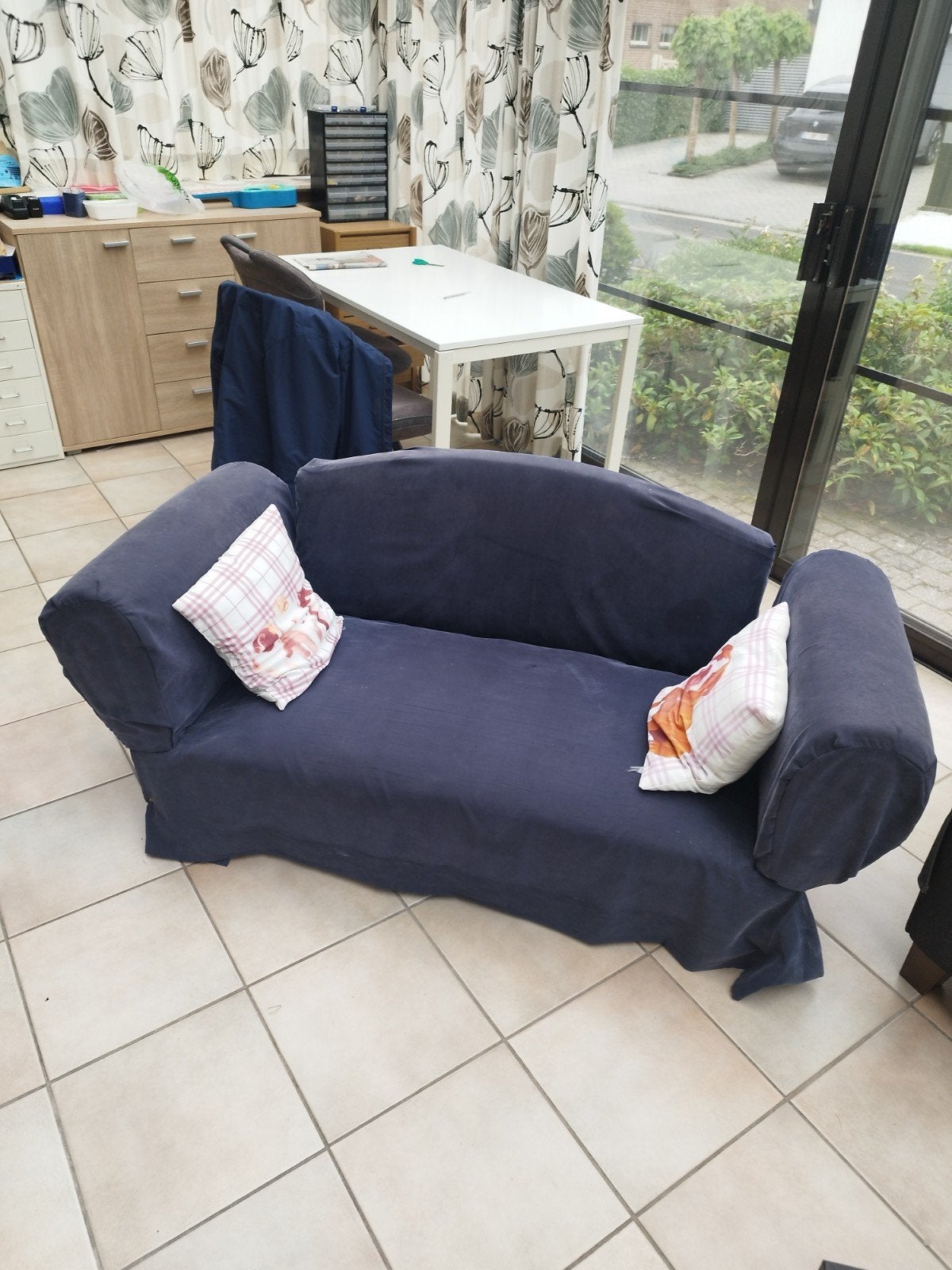 Retro zeteltje. Zie beschrijving en fotos, Huis en Inrichting, Fauteuils, Ophalen