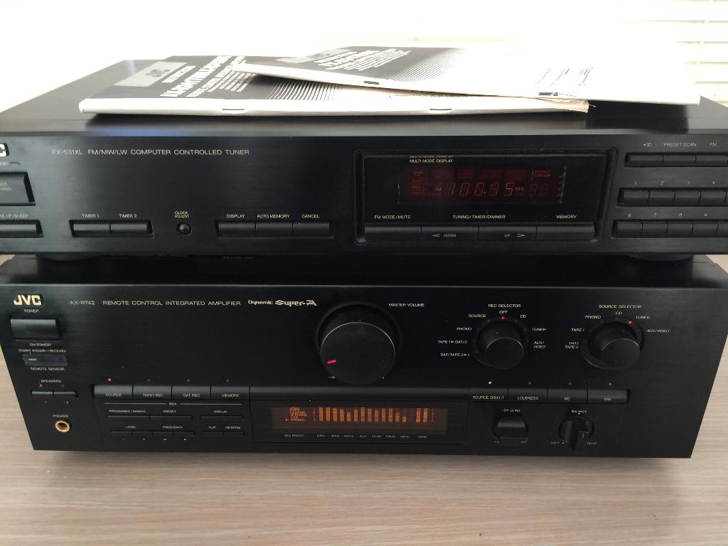 JVC AX-R 742 versterker met FX-531 timer/tuner, Enlèvement, JVC