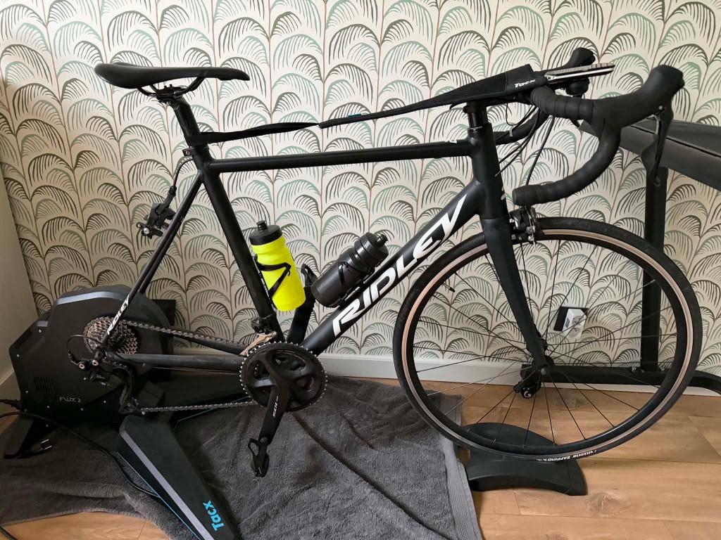 Ridley Koersfiets (M-frame) + taxc flux 2, Fietsen en Brommers, 28 inch, 10 tot 15 versnellingen, Velgrem, Zo goed als nieuw