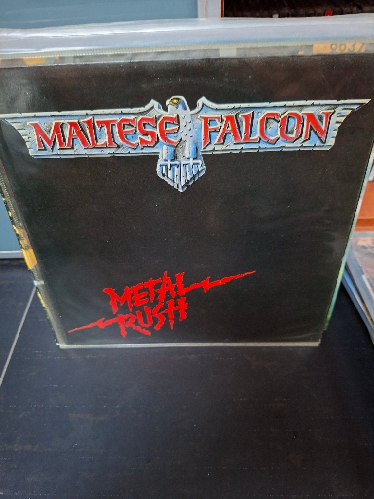 lp - maltese falcon - metal rush - bak 3, LP, Zo goed als nieuw, 12 inch, Heavy metal