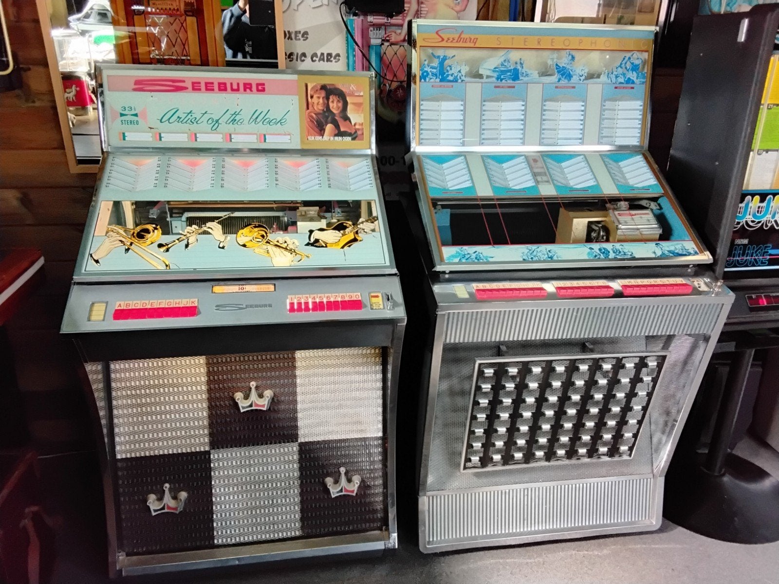 Jukebox  2 stuks seeburg, Verzamelen, Ophalen, Seeburg
