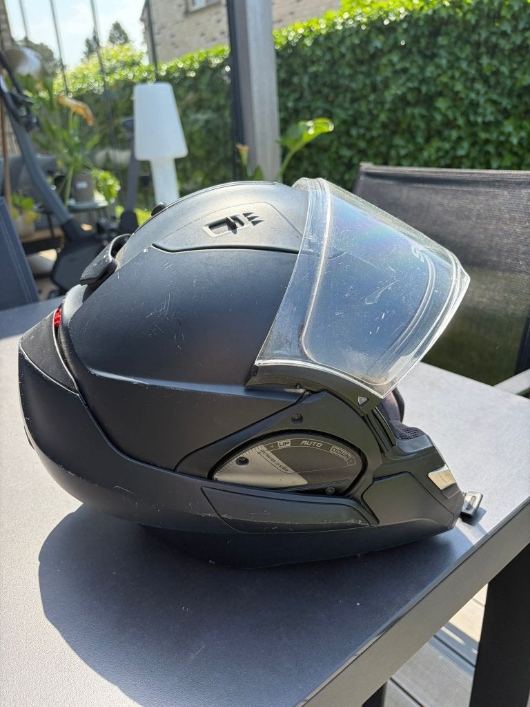 brommer helm shark evo ES L zwart, Ophalen, Jethelm, Shark, L