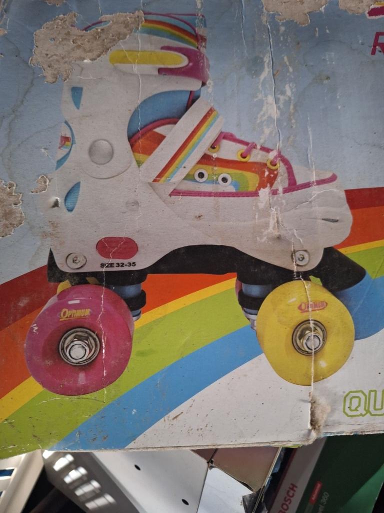 Patin 32-35, Sport en Fitness, Skeelers, Verstelbaar, Kinderen, Nieuw, Inline skates 4 wielen