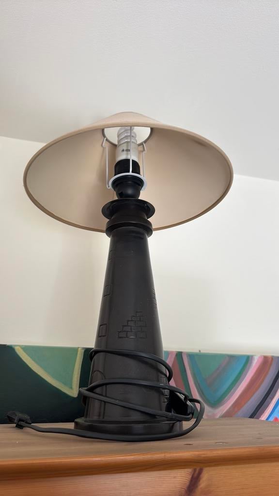 Stenen voet lamp, Huis en Inrichting, Ophalen, Zo goed als nieuw