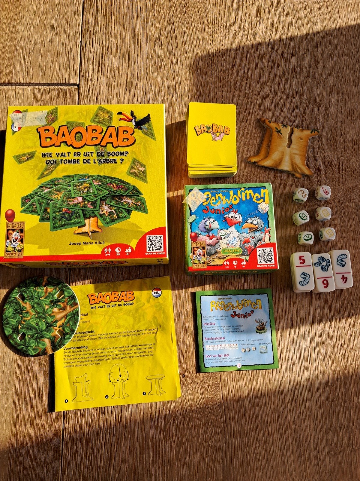 2x spelletjes 999 games, Ophalen