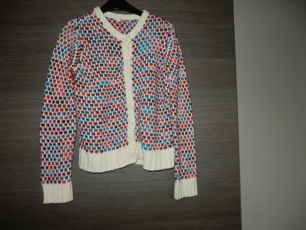 nr.540 - Kleurrijk gilet esprit - maat 128/134, Kinderen en Baby's, Kinderkleding | Maat 128, Ophalen of Verzenden, Esprit, Meisje