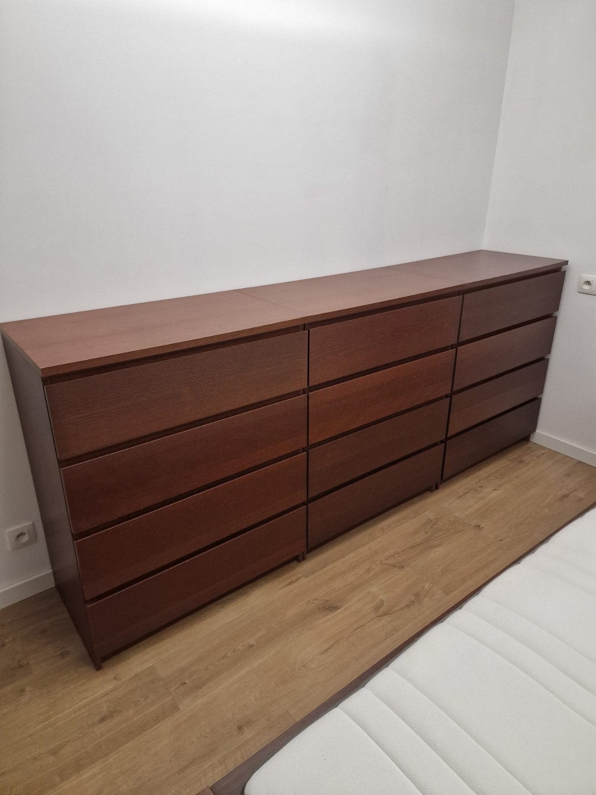 lot de 3 commodes MALM, Enlèvement, Utilisé