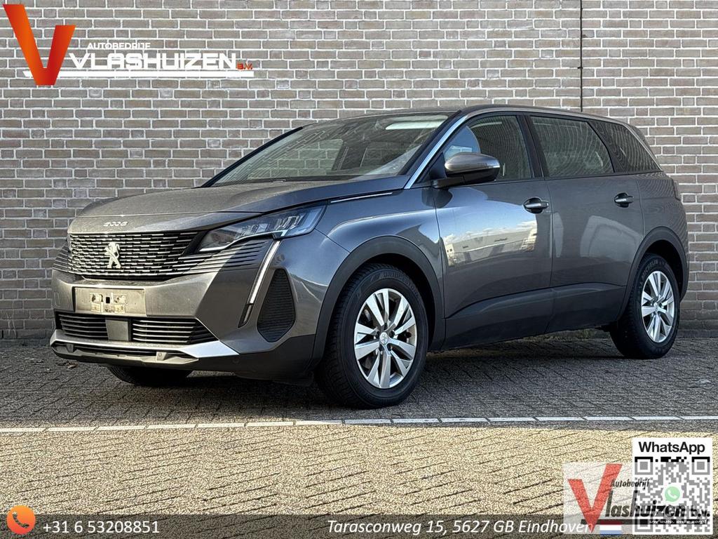 Peugeot 5008 1.2 PureTech Active | € 11.450,- NETTO! | Clima, Automaat, Parkeersensor, SUV of Terreinwagen, Zilver of Grijs