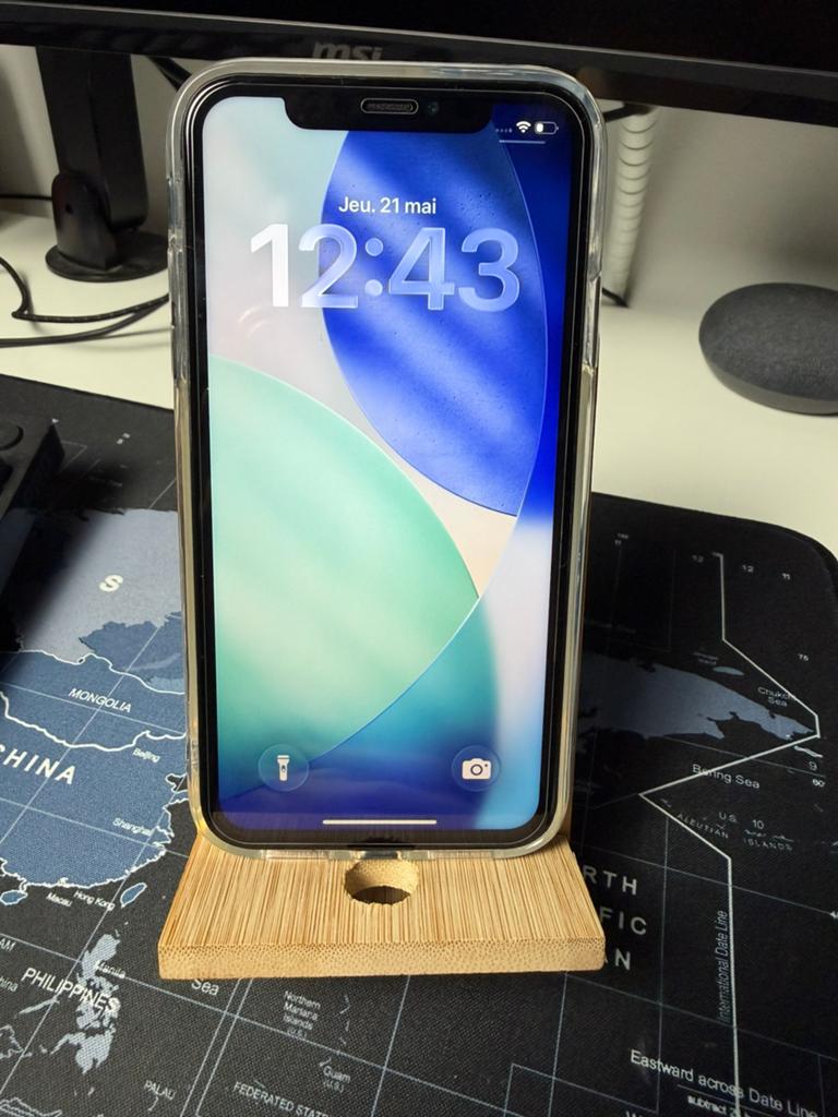 iPhone 11 128 Go Noir, 128 GB, IPhone 11, Enlèvement, Utilisé