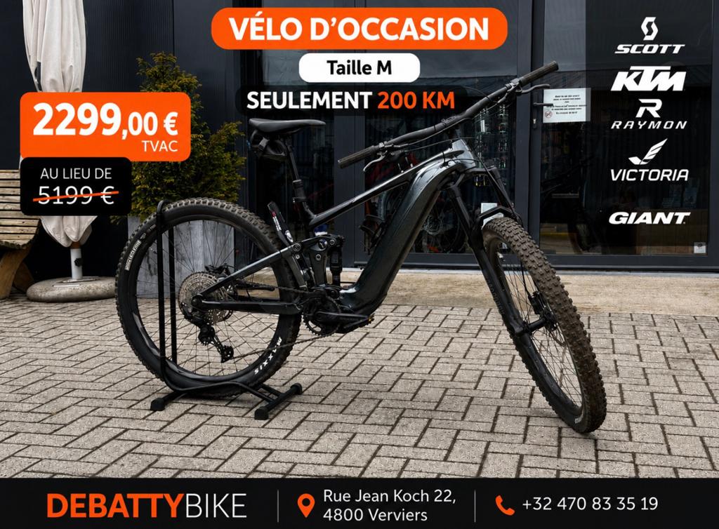 Vtt électrique Giant E+ 3 Pro 625 Wh Medium, Fietsen en Brommers, Ophalen, Zo goed als nieuw, Giant