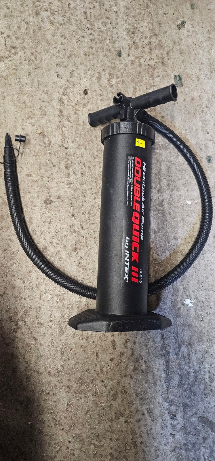 Intex 68615 Handpomp 48Cm Double Quick, Ophalen of Verzenden, Zo goed als nieuw, Handmatig